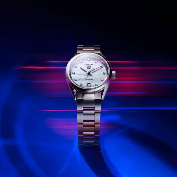 Tag Heuer Ladies 29mm Diamond Set Carrera Calibre 9 Automatic Date Bracelet  Watch  Peter Jackson