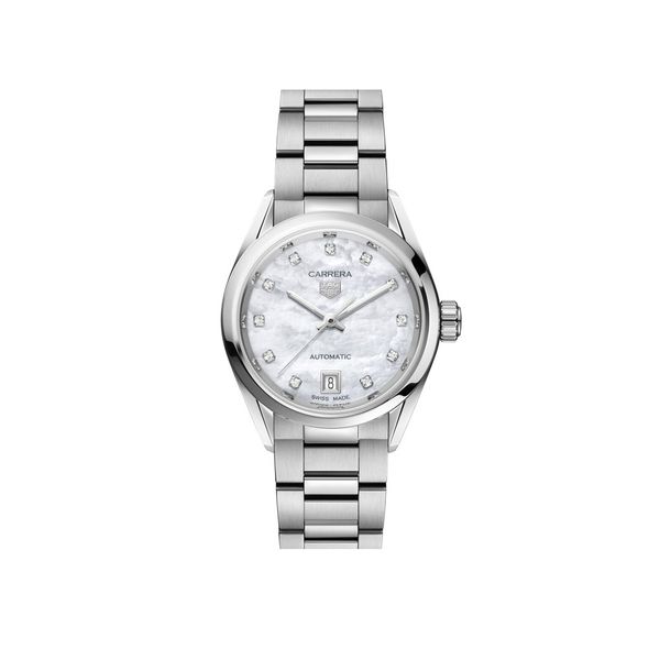 Tag heuer carrera shop diamond automatic ladies watch