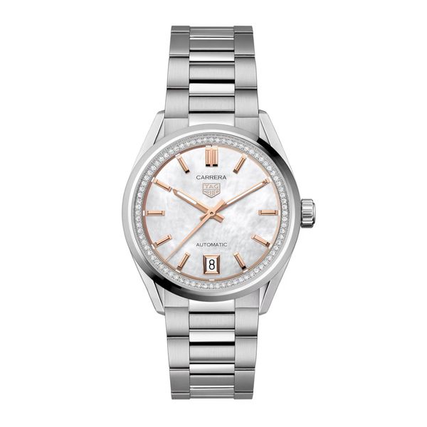 TAG Heuer Carrera WBN231C.BA0001 36mm Diamond Watch Peter Jackson