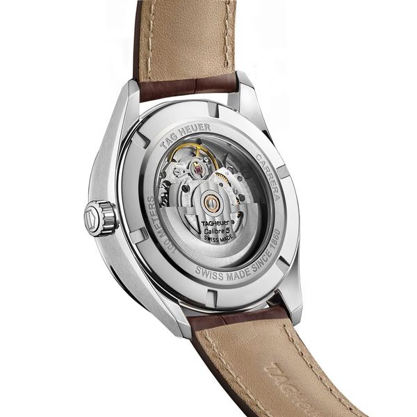 Tag Heuer Gents Carrera Automatic Leather Strap Watch WBN2011