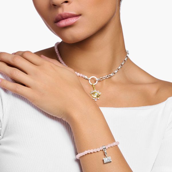 Thomas Sabo Rose Quartz Charm Bracelet