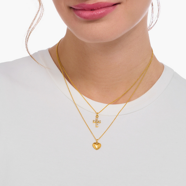 Thomas Sabo Heart Gold Plated Pendant Necklace