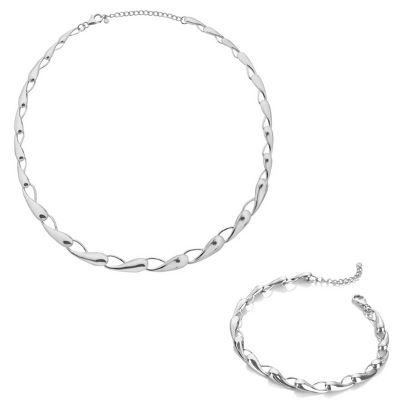 Hot Diamonds Tide Necklace & Bracelet Gift Set