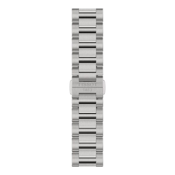 Tissot PRC 100 39mm Silver Steel Solar Quartz Bracelet Watch 