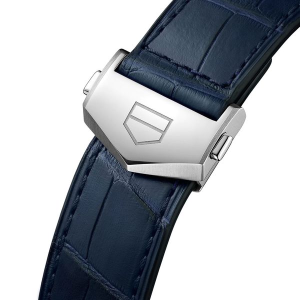 Tag heuer carrera store calibre leather strap