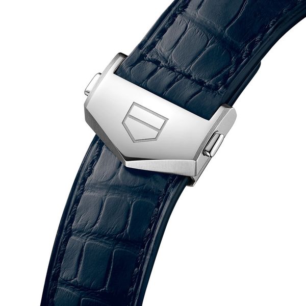 Tag heuer carrera calibre 5 clearance leather strap replacement