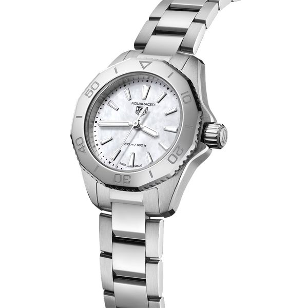 TAG Heuer Aquaracer 30mm Mother of Pearl Ladies Watch Peter Jackson