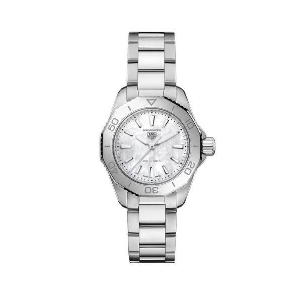 TAG Heuer Aquaracer 30mm Mother of Pearl Ladies Watch Peter Jackson