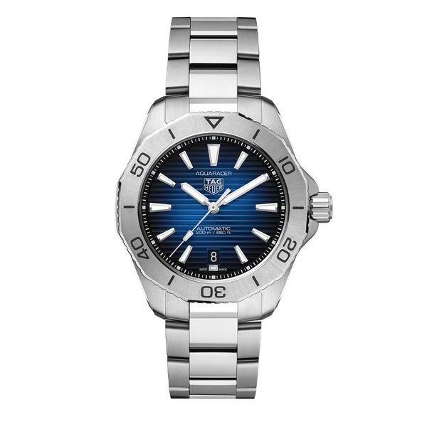 TAG Heuer Aquaracer Professional 200 40mm Blue Calibre 5 Bracelet Watch WBP2111.BA0627 Peter Jackson the Jeweller