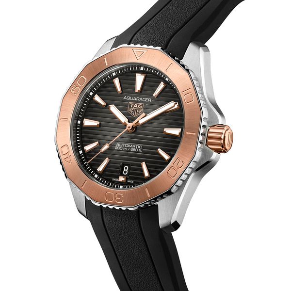 Tag heuer aquaracer store calibre 5 leather strap
