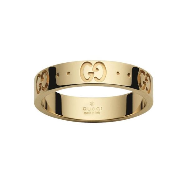 Gucci Icon Thin 18ct Gold Ring