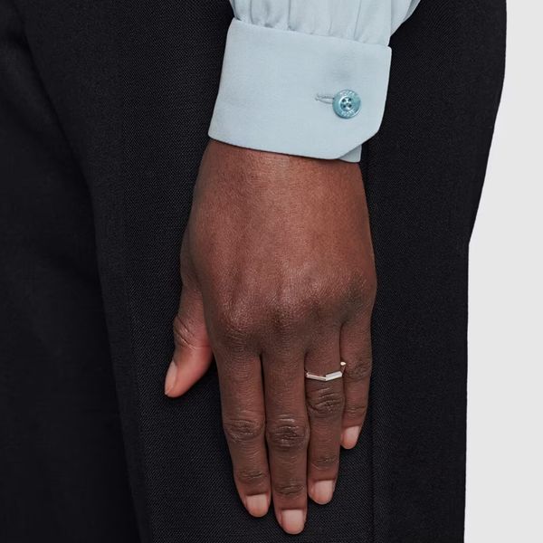 Gucci Link to Love 18ct White Gold Ring | YBC662194003| Peter