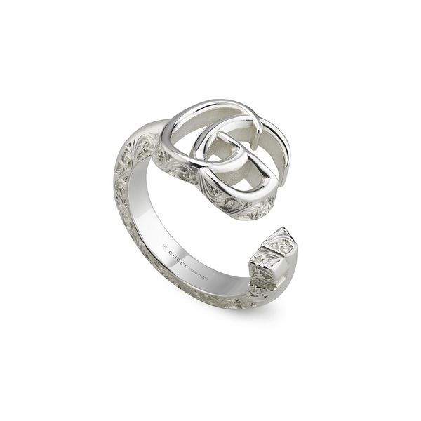 Gucci GG Marmont Key Silver Ring | Peter Jackson the Jeweller