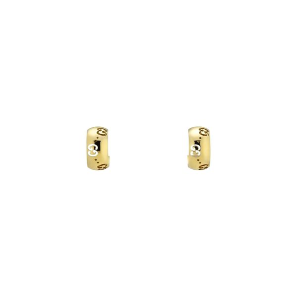 GUCCI Icon GG 18ct Gold Necklace & Earrings Gift Set